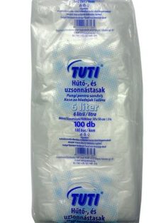   TUTI Hűtő- és uzsonnástasak, 6 l, 100 db, 30 x 50 cm, 9 µ, TUTI