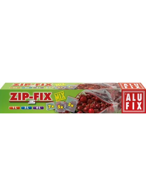 ALUFIX Cipzáras zacskó, 1 l, 3 l, 6 l, ALUFIX "Zipp Fix"