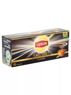 LIPTON Fekete tea, 25x1,5 g, LIPTON "Earl grey"