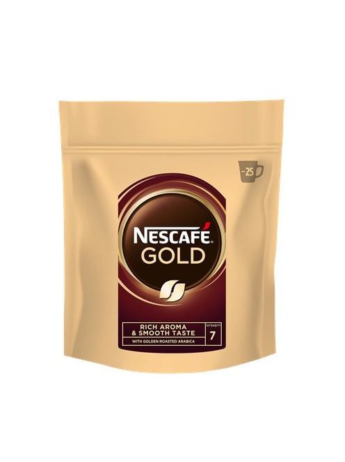 NESCAFE Instant kávé, 50 g, utántöltő, NESCAFÉ "Gold"