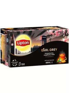 LIPTON Fekete tea, 50x1,5 g, LIPTON "Earl grey"
