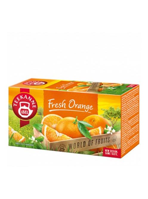 TEEKANNE Gyümölcstea, 20x2,25 g, TEEKANNE "Fresh orange"