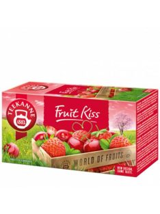   TEEKANNE Gyümölcstea, 20x2,5 g, TEEKANNE "Fruit kiss", eper-meggy