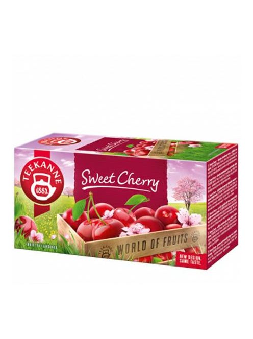 TEEKANNE Gyümölcstea, 20x2,5 g, TEEKANNE, édes cseresznye