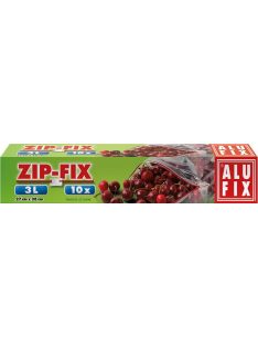 ALUFIX Cipzáras zacskó, 3 l, ALUFIX "Zipp Fix"