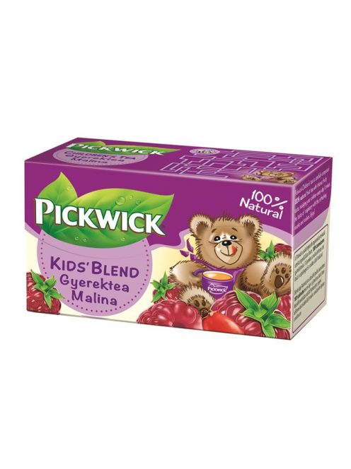 PICKWICK Gyümölcstea, 20x1,5 g, PICKWICK, "Gyerektea", málna