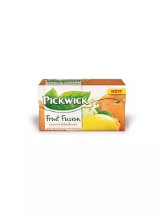   PICKWICK Gyümölcstea, 20x2 g, PICKWICK "Fruit Fusion", citrus-bodza