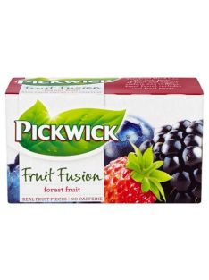   PICKWICK Gyümölcstea, 20x1,75 g, PICKWICK "Fruit Fusion", erdei gyümölcs