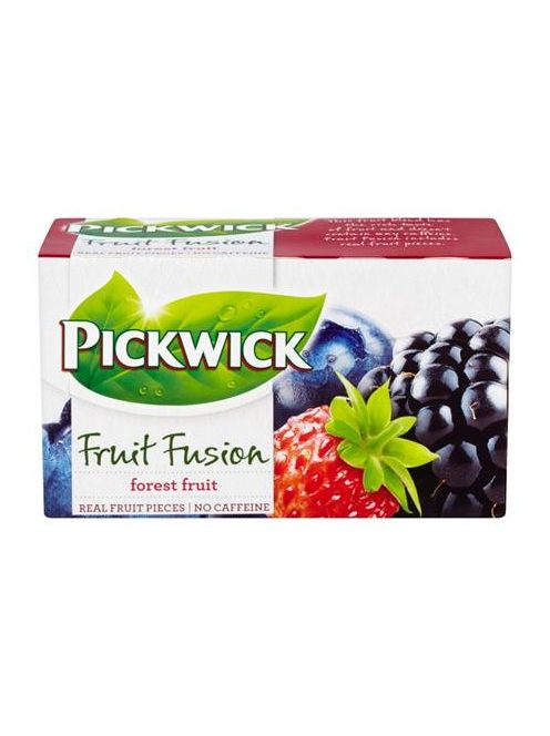 PICKWICK Gyümölcstea, 20x1,75 g, PICKWICK "Fruit Fusion", erdei gyümölcs