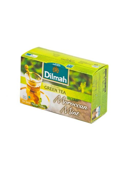 DILMAH Zöld tea, 20x1,5g, DILMAH "Marokkói menta"