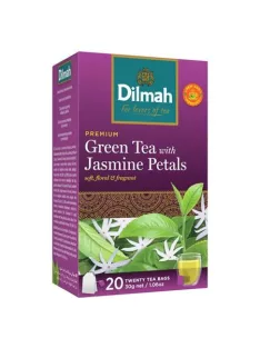 DILMAH Zöld tea, 20x1,5g, DILMAH, jázmin