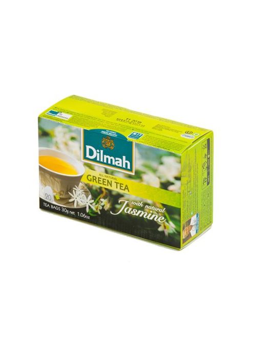 DILMAH Zöld tea, 20x1,5g, DILMAH, jázmin
