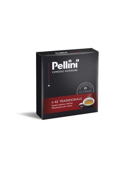 PELLINI Kávé, pörkölt, őrölt, 2x250 g, PELLINI, "Tradizionale"