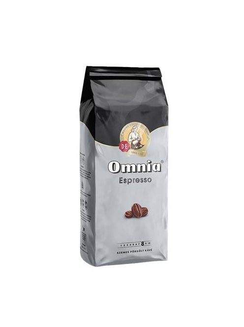 DOUWE EGBERTS Kávé, pörkölt, szemes, olaszos pörkölésű, 1000 g, DOUWE EGBERTS "Omnia Espresso"