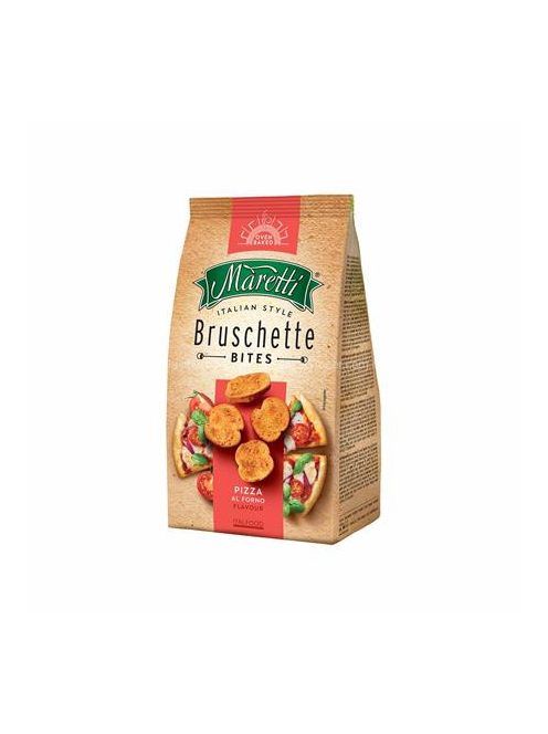 MARETTI Pirított kenyérkarika, 70 g, MARETTI "Bruschette", pizza ízesítéssel