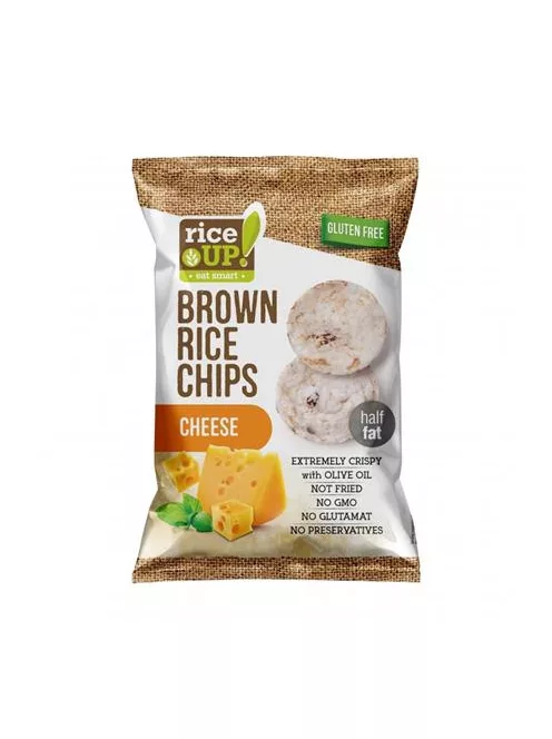 RICE UP Barnarizs chips, 60 g, RICE UP, sajtos