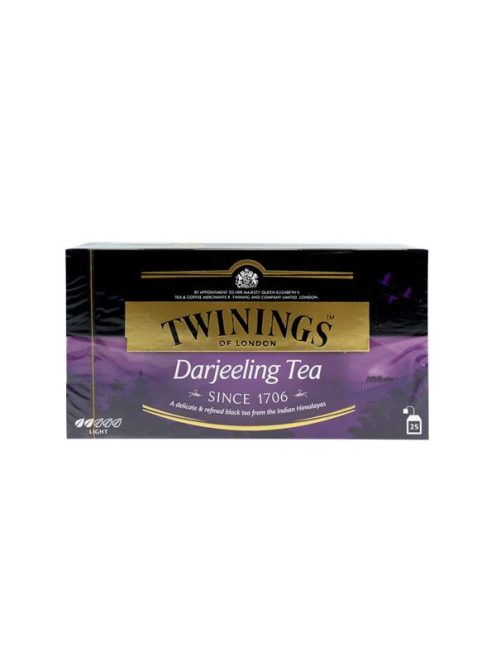 TWININGS Fekete tea, 25x2 g, TWININGS "Darjeeling"