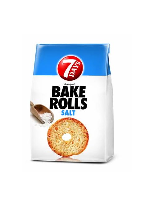 7DAYS Pirított kenyérkarika, 80 g, 7DAYS "Bake Rolls", sós