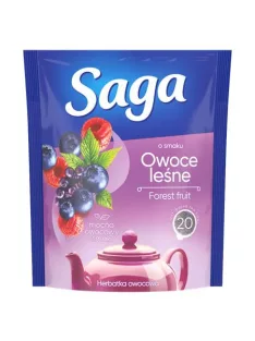 SAGA Gyümölcstea, 20x1,7 g, SAGA, erdei gyümölcs