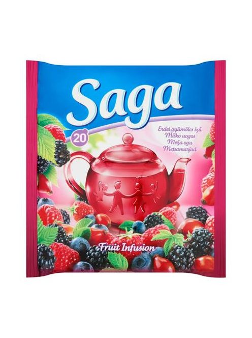 SAGA Gyümölcstea, 20x1,7 g, SAGA, erdei gyümölcs