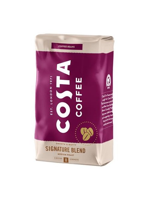 COSTA Kávé, közepes pörkölésű, szemes, 1000 g, COSTA "Signature Blend"