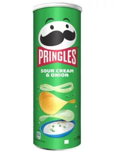 PRINGLES Chips, 165 g, PRINGLES, hagymás-tejfölös