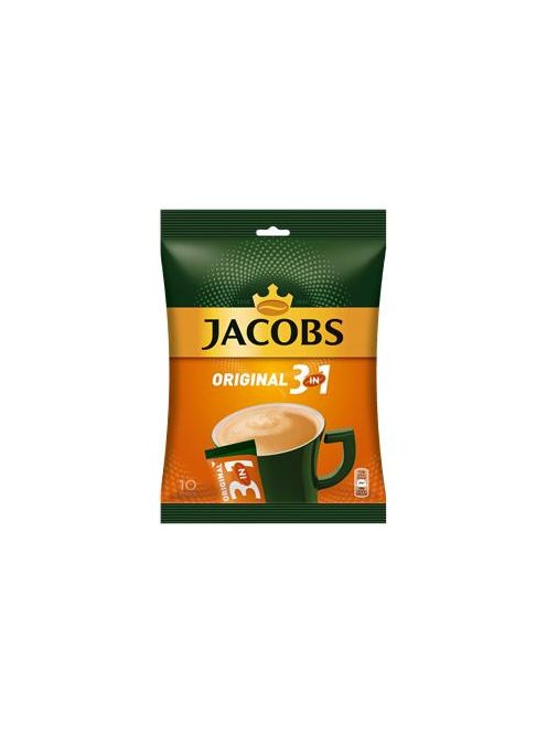 JACOBS Instant kávé stick, 10x15,2 g, JACOBS "3in1"