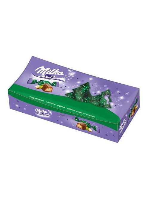 MILKA Szaloncukor, 310 g, MILKA, mogyorókrémes