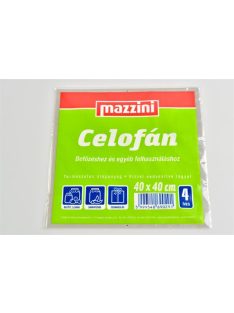 MAZZINI Celofán, 4 ív, 40x40 cm, MAZZINI