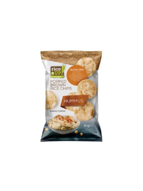 RICE UP Barnarizs chips, 60 g, RICE UP, humusz