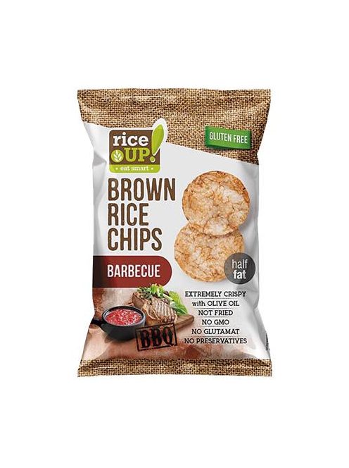 RICE UP Barnarizs chips, 60 g, RICE UP, barbecue