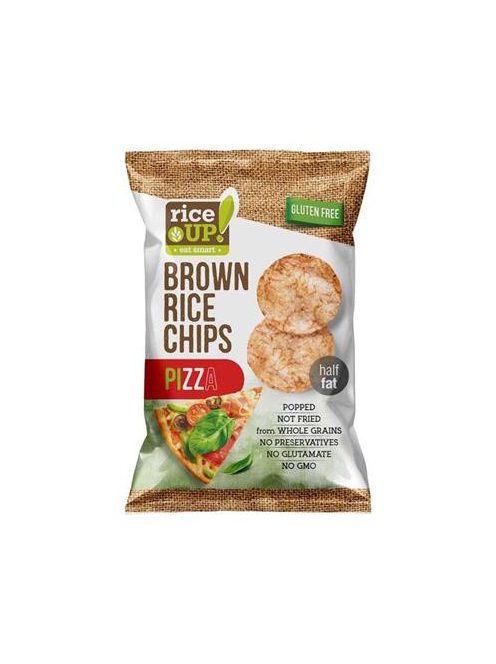 RICE UP Barnarizs chips, 60 g, RICE UP, pizza