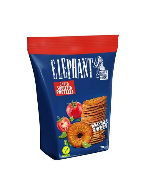 ELEPHANT Chips-tallér, 70 g, ELEPHANT, paradicsomos-fűszeres