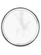 Tálca, kerek, rozsdamentes acél, 29 cm