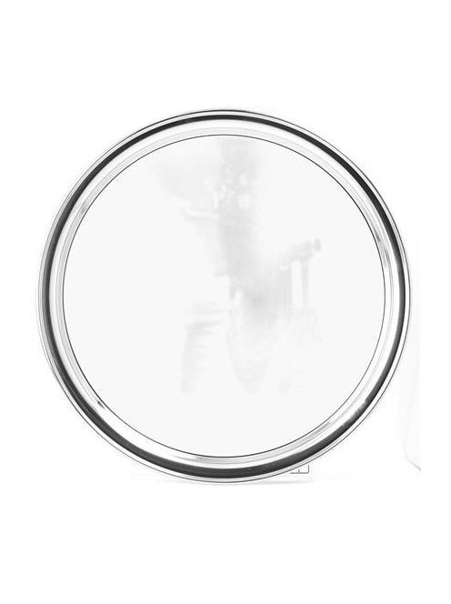 Tálca, kerek, rozsdamentes acél, 29 cm