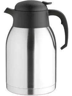 Termosz, 1,5 l, rozsdamentes acél, műanyag fej, fekete