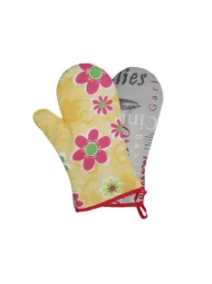 Konyhai kesztyű, hőálló, mintás, 29cm
