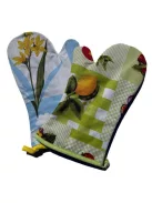 Konyhai kesztyű, hőálló, mintás, 29cm