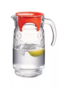 Üvegkancsó fedővel, üveg, 1,6 l