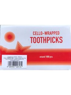 Fogvájó, fa, darabonként csomagolt, kb. 1000 szál