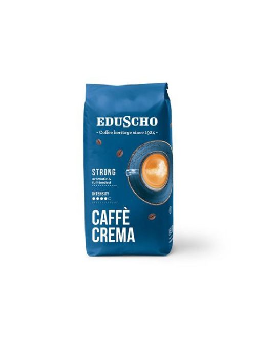 EDUSCHO Kávé, pörkölt, szemes, 500 g, EDUSCHO "Caffe Crema Strong"
