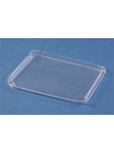   Tető, ételtároló dobozhoz, 500-1000 ml, műanyag, mikrózható, 50 db, "Varia", víztiszta