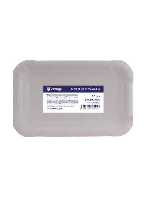 VICTORIA FACILITY Papírtálca, szögletes, 135x200 mm, VICTORIA FACILITY