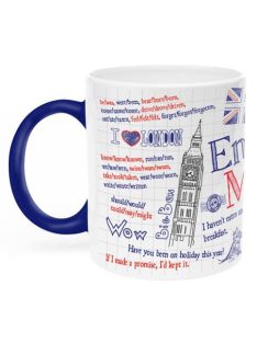 Teásbögre, angol nyelvtani mintával, 32cl