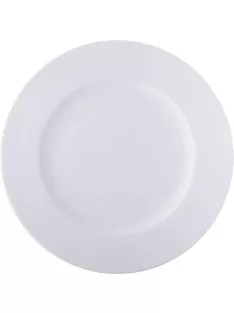   Lapostányér, fehér, 24 cm, 6 db-os szett "Economic"