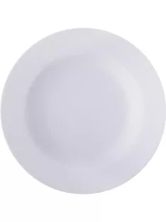   Mélytányér, fehér, 22,5 cm, 6 db-os szett, "Economic"