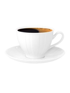   ROTBERG Mokkáscsésze+alj, ROTBERG, fehér, 10 cl, 6 db-os szett, "Oslo"