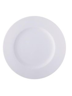   Csemegetányér, fehér, 21 cm, 6 db-os szett "Economic"