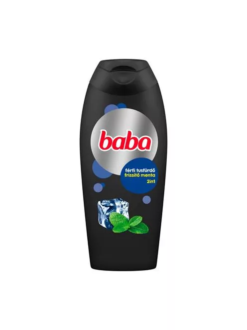 BABA Tusfürdő, 400 ml, BABA, férfi mentakivonattal