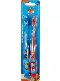  Fogkefe, gyerekeknek, puha, 2 db, tapadókoronggal, 3+, "Paw Patrol"